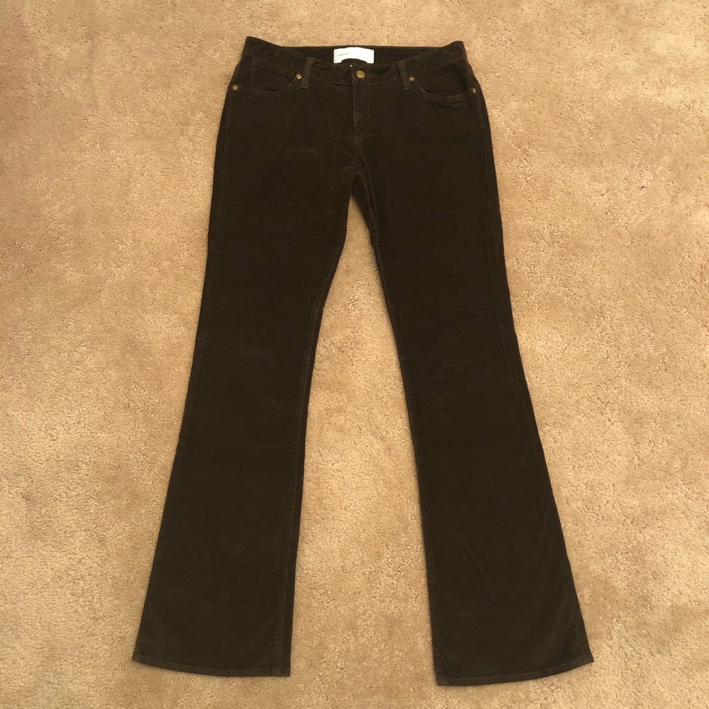 Chocolate Brown Paper Denim & Cloth Corduroys EUC